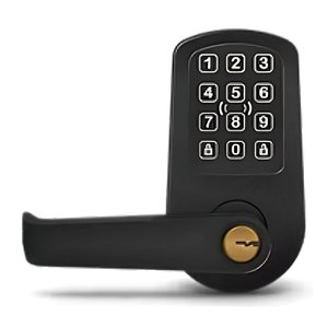 ProdataKey RLC2PKB PDK Red Wireless Cylindrical Lock, Flat Black