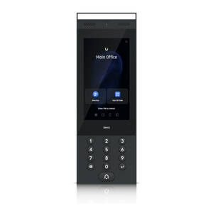 Ubiquiti UA-INTERCOM Smart IP Video Intercom with 7" Touchscreen, Integrated Camera, NFC, and Two-Way Audio for Secure Access Control