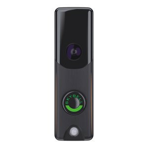 Alarm.com ADC-VDB106X Slimline 2-Way Doorbell Camera, Bronze