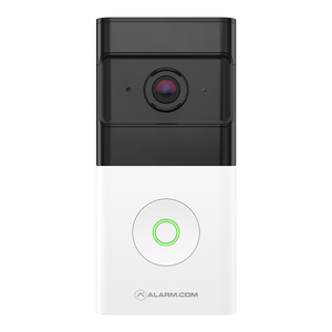 Alarm.com ADC-VDB780B 2MP Wireless Video Doorbell, Black/White