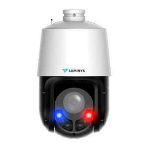 Luminys P44-8DB25 8MP Outdoor IP 25x LumiDeterrent PTZ Dome Camera, White