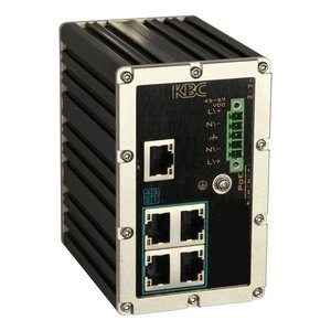 KBC Networks ESULS4-L1-B PoE Ports 1 Non-PoE Ports 120W Budget Industrial Unmanaged PoE Switch