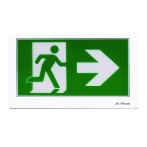 Mircom ELRM-100 LED Running Man Sign with Battery Backup