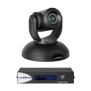 Vaddio 999-9950-100B RoboSHOT 20 UHD OneLINK HDMI PTZ Camera Video Conferencing System, Black