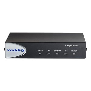Vaddio 999-60320-000 EasyIP Mixer for AV-Over-IP Conference Cameras, With Dante Audio