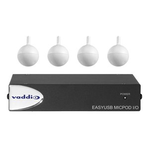 Vaddio Easy USB MicPOD I/O with Ceiling Microphones in Series (999-88100-000)
