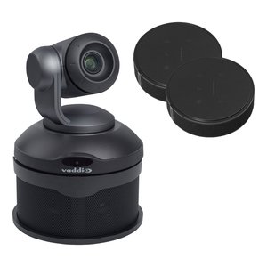 Vaddio 999-99950-400B ConferenceSHOT AV Video Conferencing Camera Kit, PTZ Camera and Microphone, Black