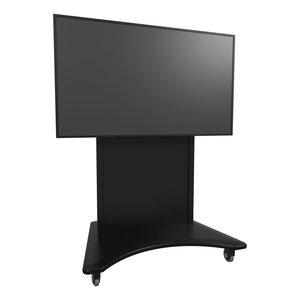 Middle Atlantic FVS-1200EC-BHA5 FlexView Series IFP Display E-Lift Cart, Black Base, Black