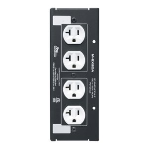Middle Atlantic M-2X20A MPR Module, Double Duplex, 20A