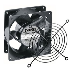 Middle Atlantic QFAN Rack Fan, 4.5" Fan Size, 1.5" Depth, 50 CFM, 115V