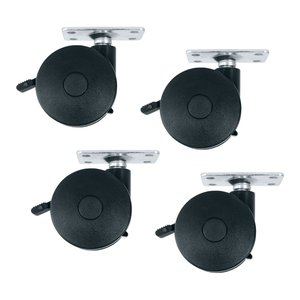 Middle Atlantic RKW-HD Heavy Duty Caster Kit for Laminate Racks