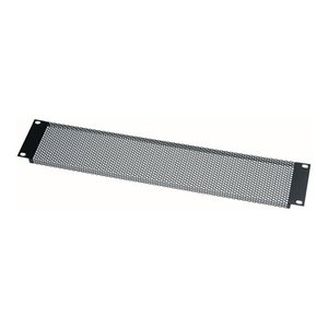 Middle Atlantic VT2 2U RMS Vented Rack Panel, Perforated with 64% Open Area, Flanged