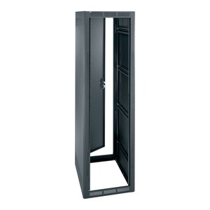 Middle Atlantic WRK-40SA-27 WRK Series Floor Standing Rack with Rear Door, 27.6" Depth, 24.3" Width, 40U
