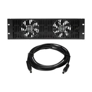Sanus CAFQ01-B1 Component Series Ultra Quiet Rack Fan, EcoSystem Compatible, 3U RMS