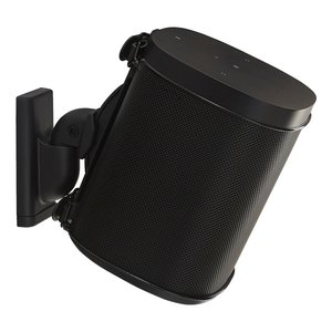 Sanus WSWM21-B1 Sanus WSWM21 Wireless Speaker Swivel and Tilt Wall Mount for Sonos One, One SL, Play:1, Play:3, Black