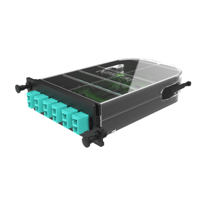 Ortronics M4SCD12-50ES3A1 M4 Splice Cassette, 12-Fiber, SC, DX, OM4, T3, Single