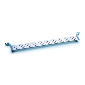Ortronics 60400199 Bend Limiting Strain Relief Bar, 19"L x 1"H x 2.5"D, 1U RS, Metallic