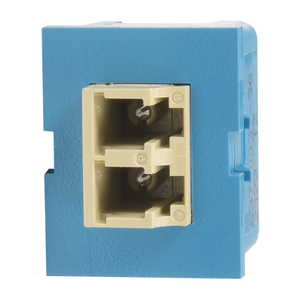 Ortronics 63700039-36 TracJack Module, LC, DX, Beige Adapter, Blue Housing