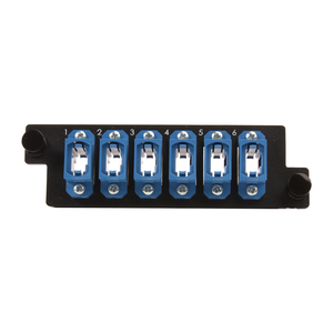 Ortronics HDFP-MPA72AA Infinium HDFP Adapter Panel 6 MPO, OS2, Blue