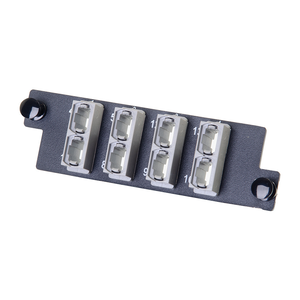 Ortronics HDFP-MPA96ED Infinium HDFP Adapter Panel 8 MPO, 96F, Aligned Key, Gray