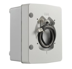 IQSIGHT NBA-7070-PA1 120VAC Outdoor Surveillance Cabinet, IP66, Vandal‑Resistant, Surge‑Protected Power Enclosure