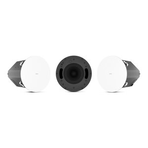 QSC AD-C8T-SWZB-WH 8" Ceiling Subwoofer with Bezel-Less Design, White