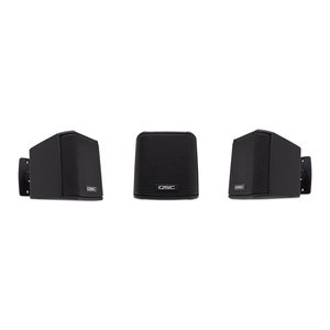 QSC AD-S.SAT-BK 2.75" Satellite Surface Speaker, 150W, 16 Ohms, Conical, Black