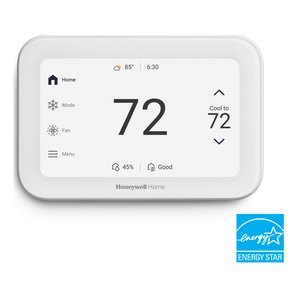 Honeywell Home THX1200W5/U ElitePro S1200 Smart Thermostat, 5" Touchscreen, White
