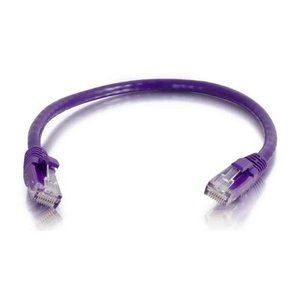 Quiktron 576-145-100 CAT6 Patch Cable, 100' Snagless C6 CM, Purple