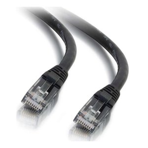 Quiktron 576-A35-001 VS Snagless Cat6A Ethernet Cable, 1', Black