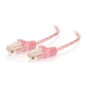Quiktron 576-RD50-007 Value Series Booted C6 28AWG, Pink