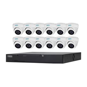 Capture Advance R2-HD16C5MPK 13-Piece Kit, Includes (1) 16-Channel 5MP DVR 2TB and (12) 5MP HD Eyeball Camera with 2.8mm Lens
