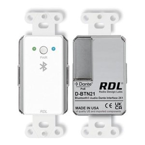 RDL D-BTN21 Bluetooth Audio Dante Network Interface