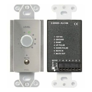 RDL DS-RLC10M Series Remote Level Control with Muting, Stainless Steel