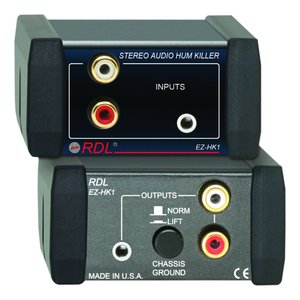 RDL EZ-HK1 Stereo Audio Hum Killer