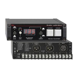 RDL RU-ADL2 1" 2-Output XLR Professional Audio Delay