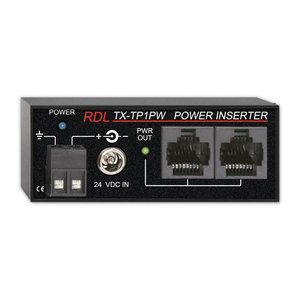 RDL TX-TP1PW Single Output Power Inserter for Twisted Pair Units