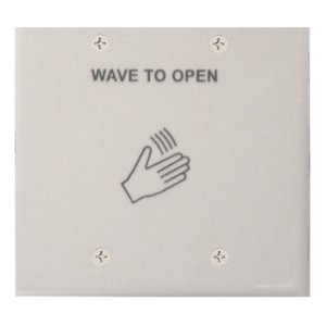 RCI 913 Microwave Motion Switch with Single and Double Gang Plate, Black