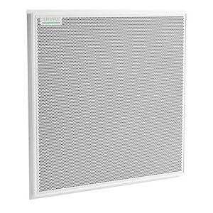 Shure MXA902W-S-60CM MXA Ceiling Mic Array with Speaker, 24" Square, White