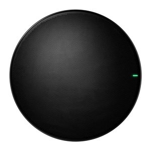 Shure MXA925B-R Ceiling Array Microphone Round for AV Conferencing, 30' Coverage, Black