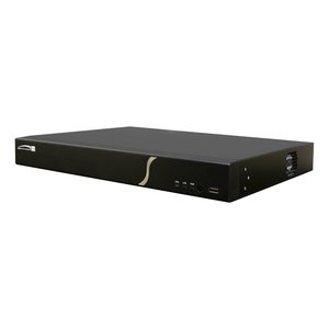 Speco H24HRLN 4K Ultra HD-TVI 24-Channel Hybrid DVR, 4TB HDD, Black, (Replaces H24HRN)