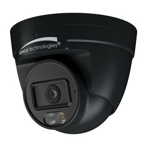 Speco O4KT1B 4MP White Light Intensifier Turret IP Camera, 2.8mm Lens, Black