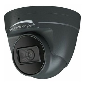 Speco O4VT2G 4MP WDR H.265 Turret IP Camera, 2.8mm Fixed Lens, Dark Gray (Replaces O4VT1NG)