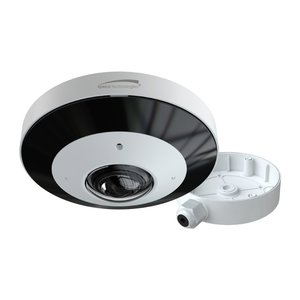 Speco O6MDP4 6MP Indoor / Outdoor 360° Fisheye IP Camera, Smart IR, 1.65mm Lens