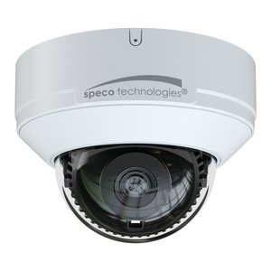Speco Technologies O8VD3 8MP (4K) IP Dome Camera with Line Crossing and Intrusion Detection, NDAA Compliant, 2.8mm Fixed Lens, White