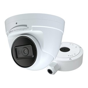 Speco VLT9 2MP HD-TVI IR Turret Camera with Junction Box, 2.8mm Fixed Lens, White