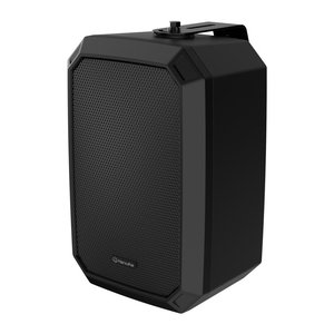 Hanwha SPA-W100B IP Audio Speaker with Two-Way Audio and Scheduler, Black