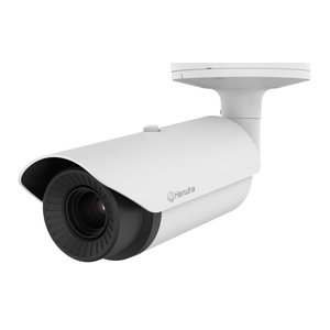 Hanwha TNO-4040TR VGA Radiometric Thermal Bullet IP Camera, 640x480 Resolution, Built-in 19mm Fixed Lens