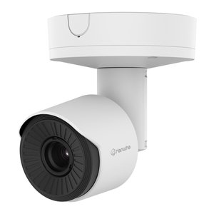 Hanwha TNO-C3042T QVGA AI Thermal Bullet IP Camera, 384x288 Resolution, 13mm Tele Lens Option