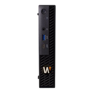 Hanwha WWT-P-7204MW Micro Form Factor Wisenet WAVE Client Workstation for 2-Monitor Output, (14th Gen) Intel Core i7, 16GB RAM, Windows 10 IoT Enterprise, Keyboard and Mouse, 256GB SSD OS Drive